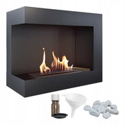 Kratki DELTA 600 links als set met decoratieve stenen