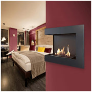 Kratki DELTA 600 links met decoratieve mix in de brander