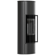 Kratki ERIK W Kaminofen schwarz mit schwarzer Thermotec-Innenverkleidung