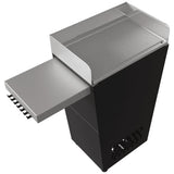 Kratki FESTUM 628 Pelletgrill – Schwarz, gusseiserner Rost, mobil