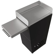 Kratki FESTUM 628 schwarzer Pelletgrill mit Seitenablage