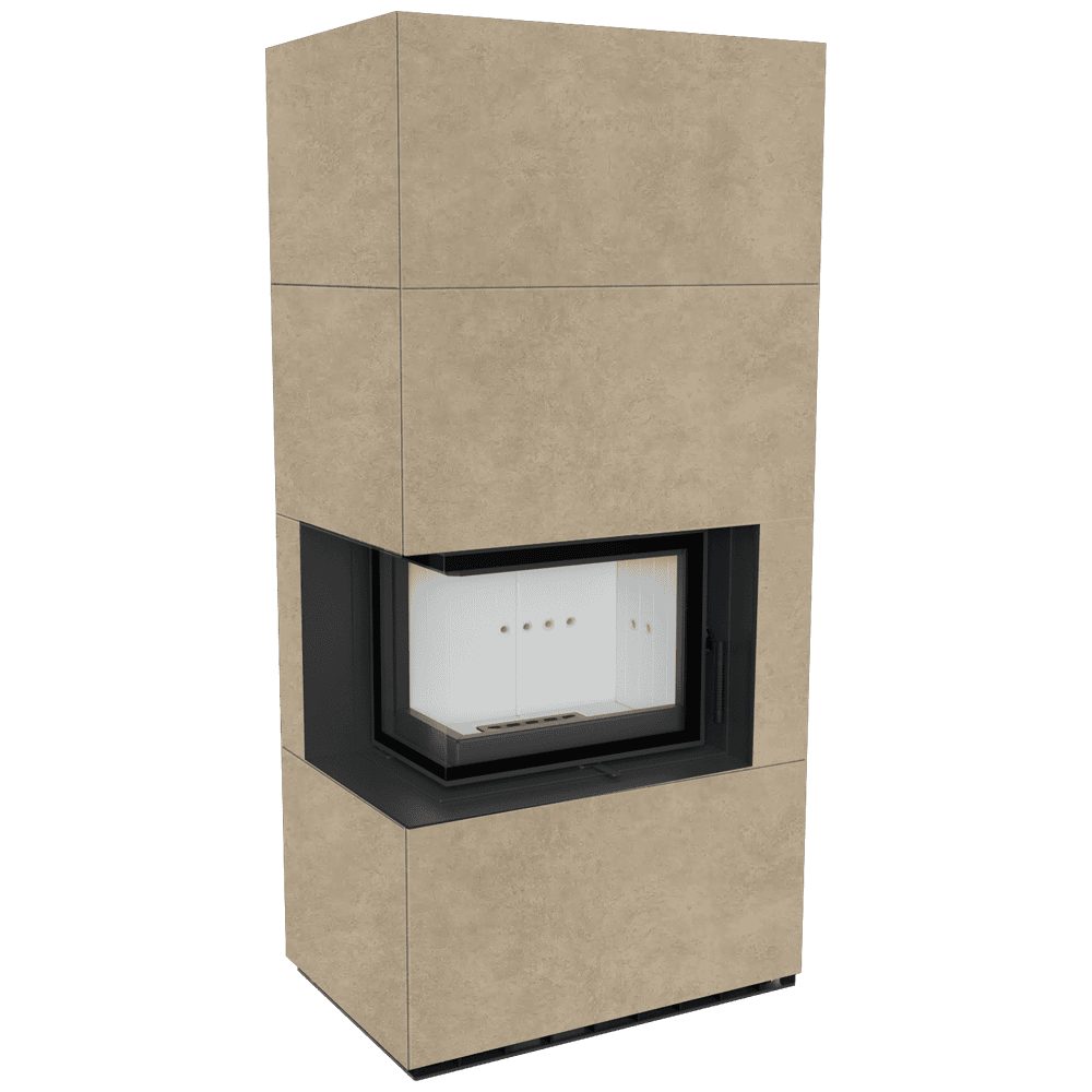 Kratki FLOKI BOX met lichte kwartssinterpanelen Fokos Rena
