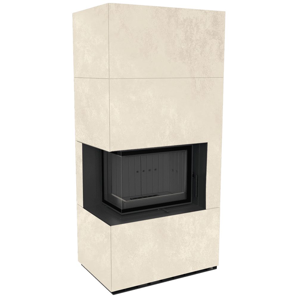 Kratki FLOKI BOX in Oxide Bianco met zwarte binnenbekleding