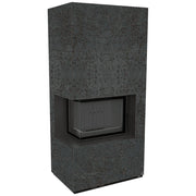 Kratki FLOKI BOX in Oxide Nero, hoekmodel links