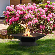 Kratki GOBLET vuurschaal in de tuin