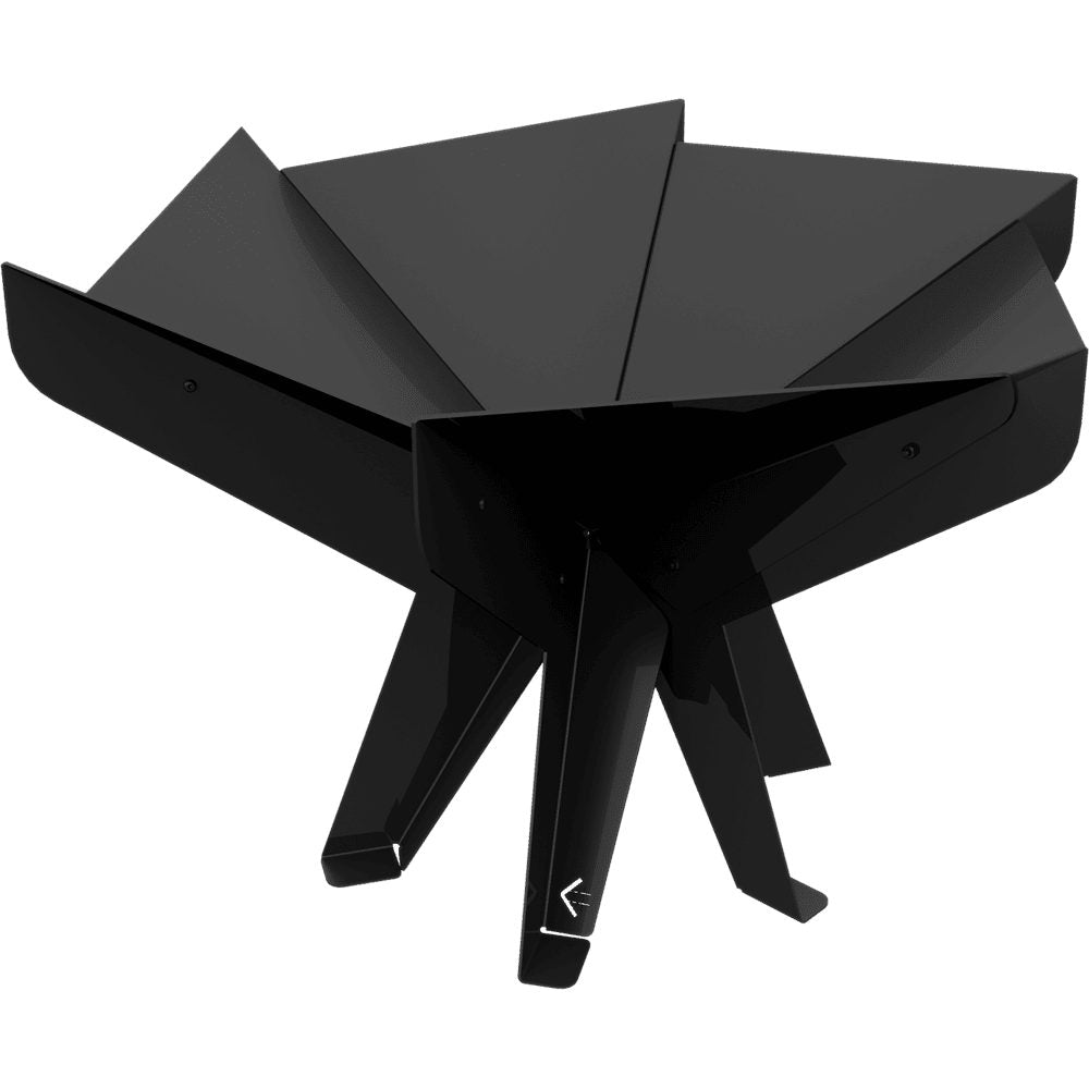 Kratki HEX vuurschaal van 41,9 cm hoog, zijaanzicht