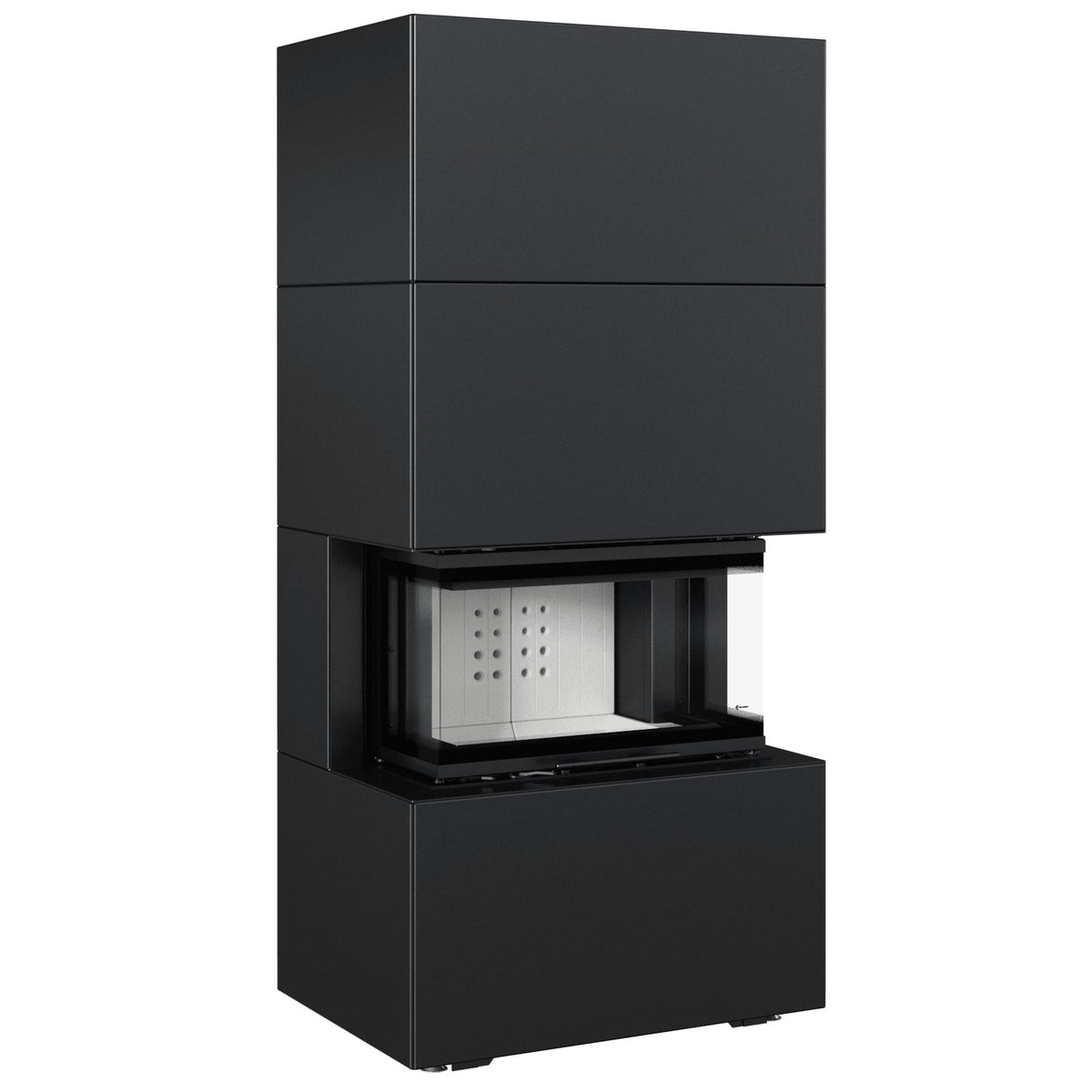 Zwarte Kratki HOME EASY BOX met zelfsluitende deur