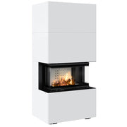Detail van de witte stalen behuizing van de Kratki HOME EASY BOX