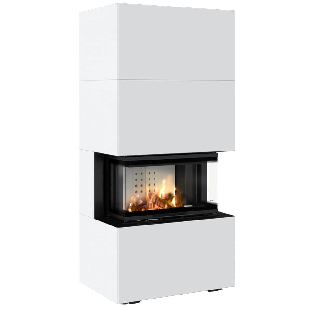 Detail van de witte stalen behuizing van de Kratki HOME EASY BOX