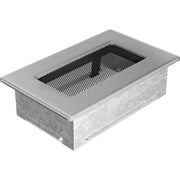 Kratki INOX ventilatierooster geslepen RVS-look
