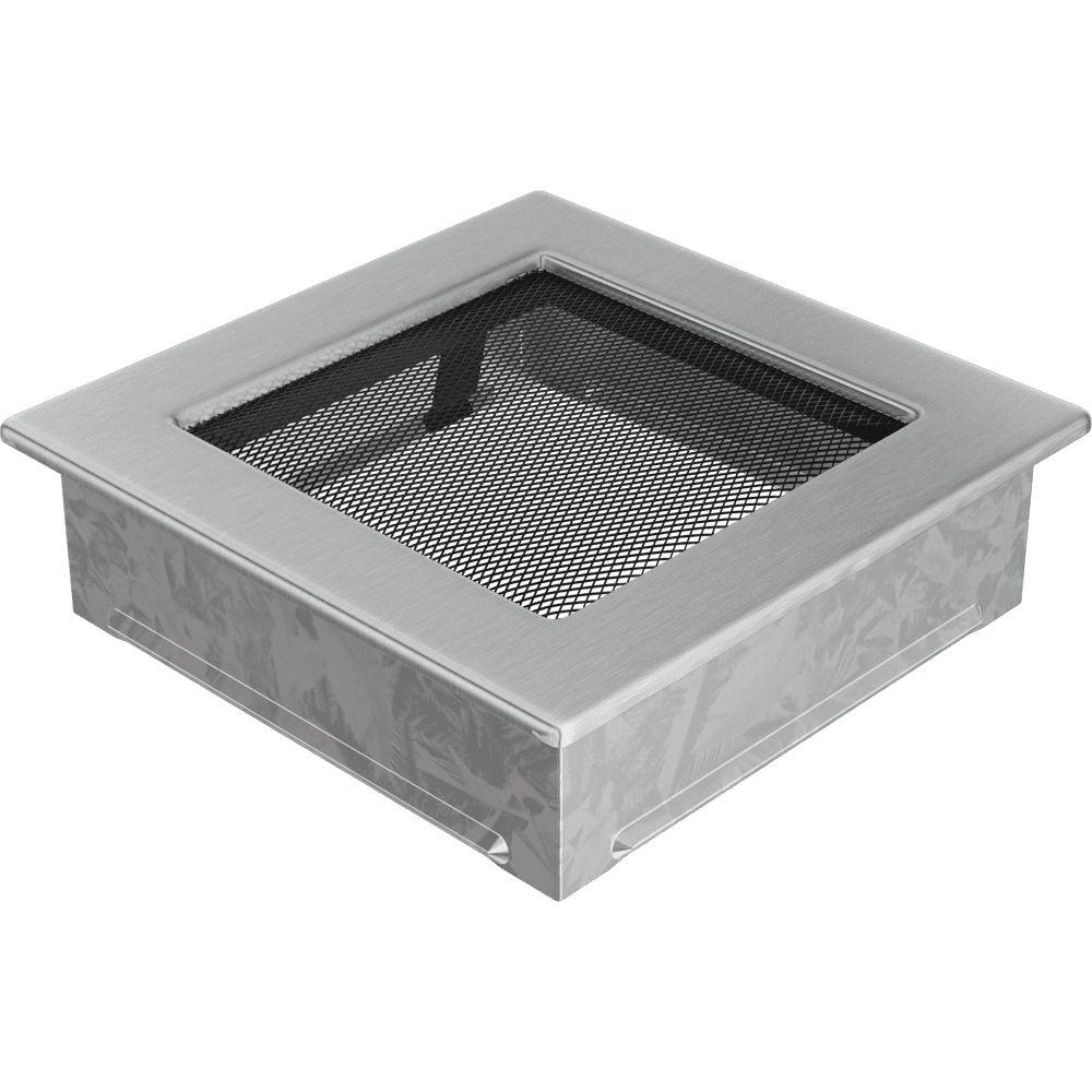 Kratki INOX ventilatierooster geslepen RVS-look