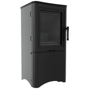 Kratki KOZA K5 Kaminofen mit schwarzer Thermotec-Verkleidung im Brennraum