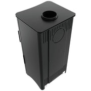 Kratki KOZA K5 Kaminofen, Detailansicht von Ofen und Holzfach