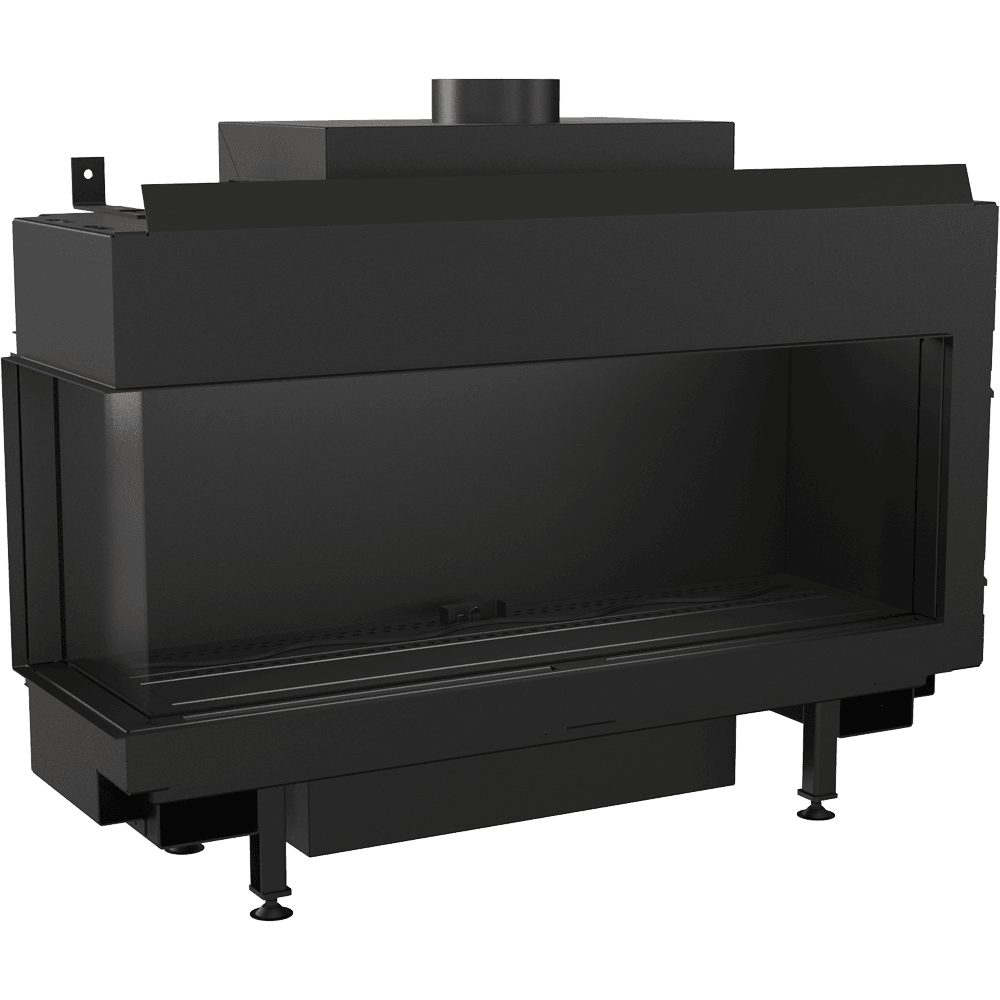 Kratki LEO 100 gashaard als hoekmodel met glas links