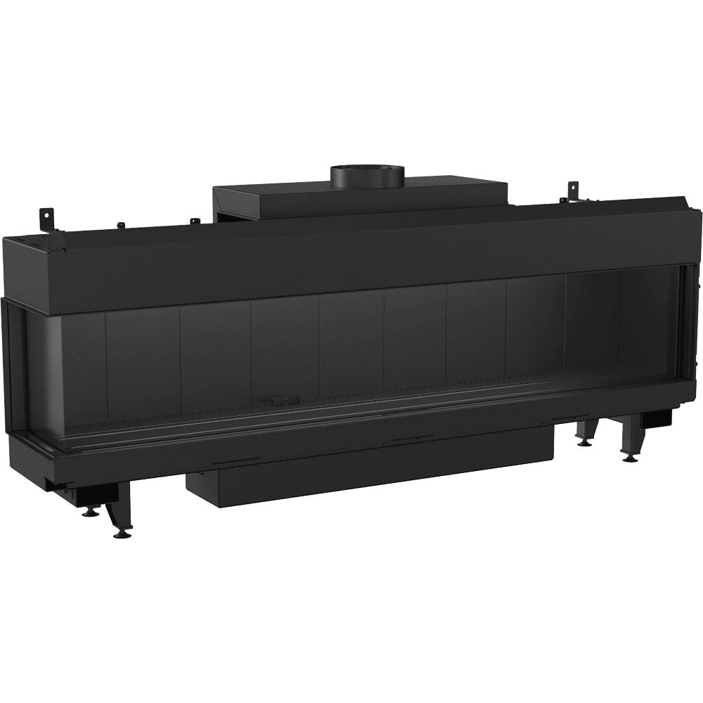 Kratki LEO 200 gashaard als hoekmodel met glas links