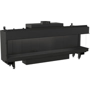 Kratki LEO 200 gashaard als hoekmodel met glas rechts
