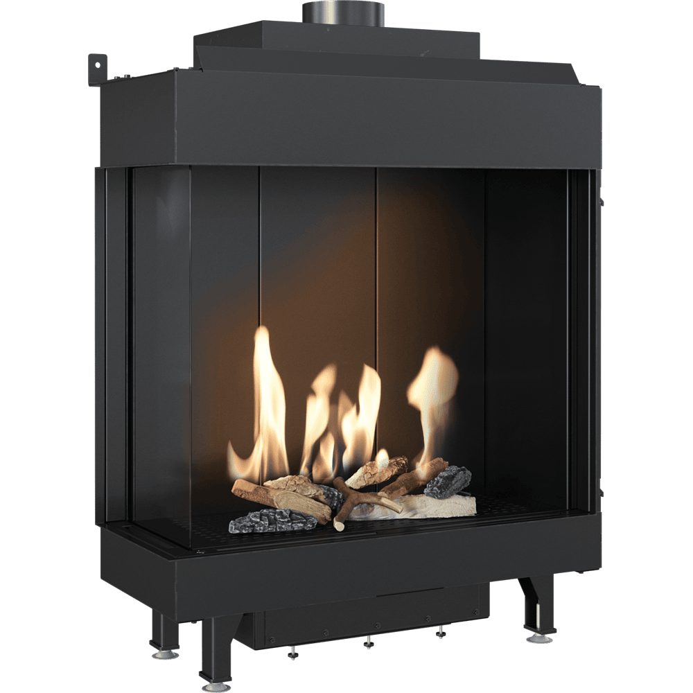 Kratki LEO 76/62 hoekmodel links met glas aan voorkant en linkerzijde