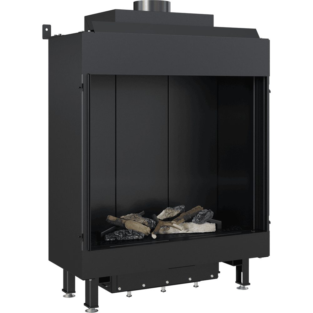 Kratki LEO 76/62 gasinsert zonder vuur, vooraanzicht