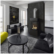 Kratki LEO HOME EASY BOX 45/68 in zwart als blikvanger in de woonkamer