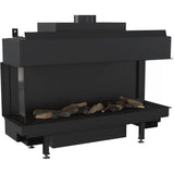 Kratki LEO LP 100 Gas-inbouwhaard – Driezijdig glas, tot 9,5 kW