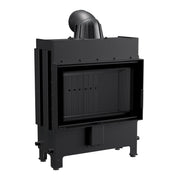 Kratki LUCY 14 SLIM inbouwhaard frontaal met zwarte Thermotec-bekleding