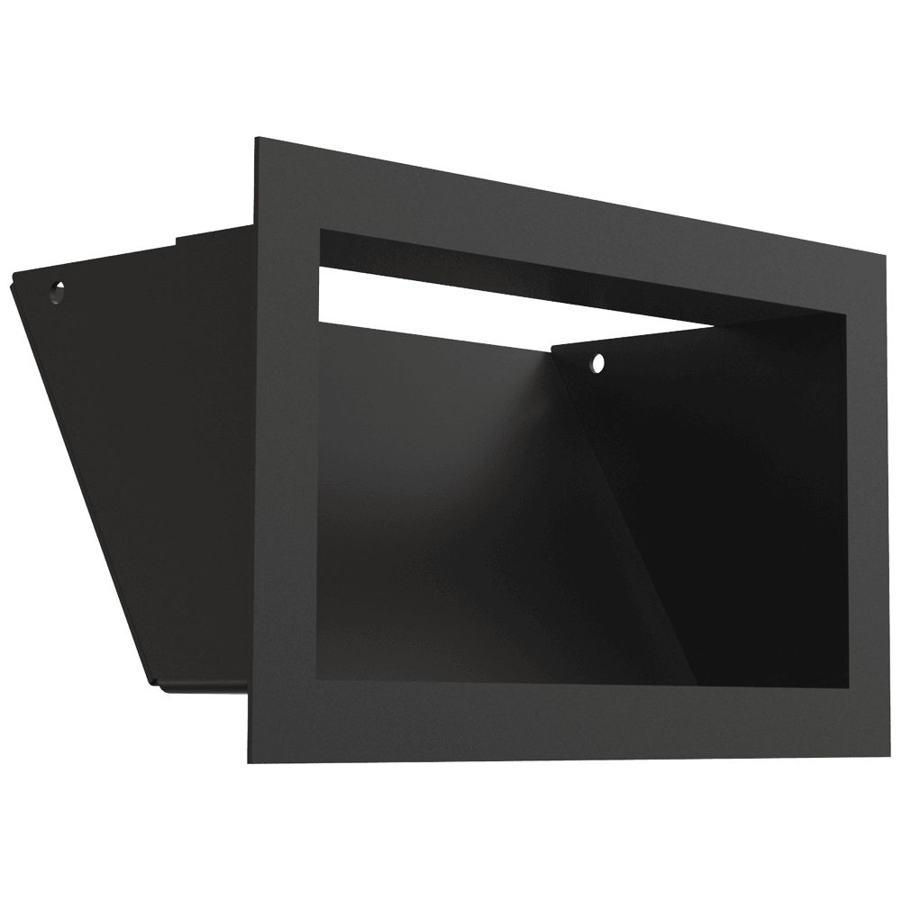 Kratki LUFT 12 rechte ventilatierooster 45 graden, hoogte 12 cm