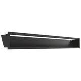 Kratki LUFT Eckgitter – H12/Mattschwarz, L/R/Symmetrisch
