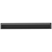 Kratki LUFT Eckgitter 12 cm / Ausführung mattschwarz