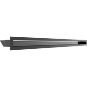 Kratki LUFT Slim rechte ventilatierooster 45 graden