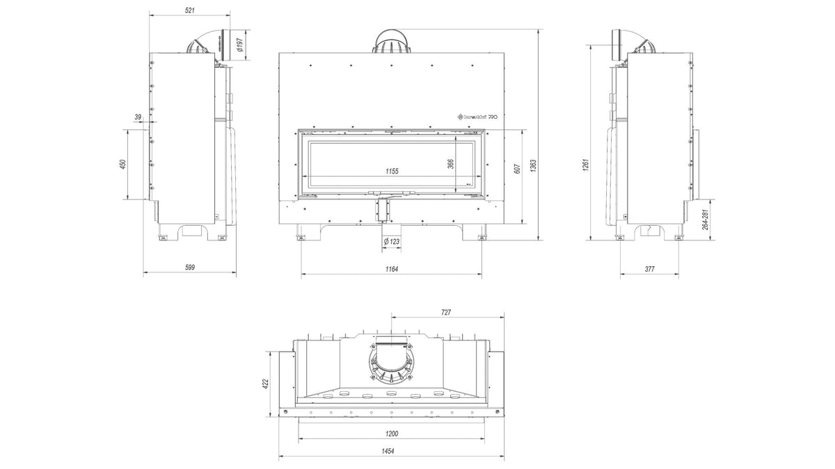 Kratki MB 120 G, breed overzichtsbeeld van de inzet