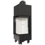 Kratki MBN 680 Hoekinbouwhaard Hout – 10 kW, Zijglas Links of Rechts