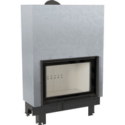 Kratki MBO inbouwhaard hout 15 kW, recht met liftdeur – productfoto