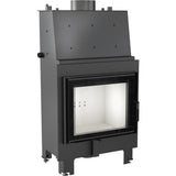 Kratki MBZ PW 13 Inbouwhaard met Watervoering – 13 kW, Recht of Hoek