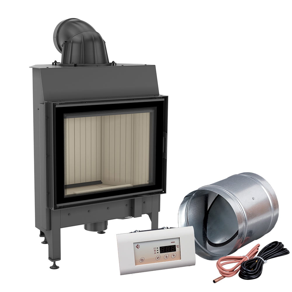 Kratki NADIA 10 inbouwhaard hout 10 kW, met MSK-regeling – productfoto