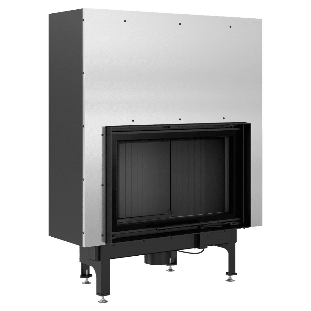 Kratki NADIA 12 inbouwhaard hout, liftdeur met zwarte Thermotec – productfoto