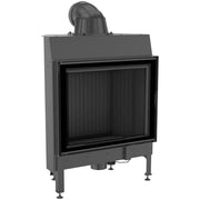 Kratki NADIA 13 inbouwhaard hout, draaideur met zwarte Thermotec – productfoto