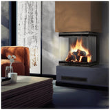 Kratki NBC 500/500 Inbouwhaard Hout – 8 kW, Driezijdig Glas