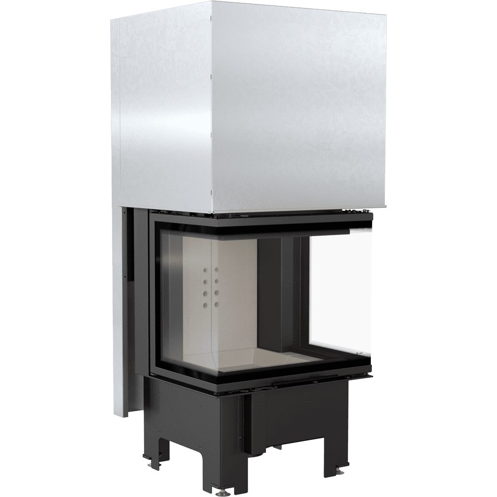 Kratki NBC 600/400 driezijdige inbouwhaard hout 9 kW, driezijdig glas – productfoto
