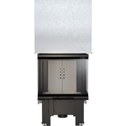 Kratki NBC 600/400 driezijdige inbouwhaard hout 9 kW, zelfsluitende liftdeur – productfoto