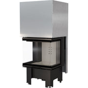 Kratki NBC 600/400 driezijdige inbouwhaard hout 9 kW, zelfsluitende liftdeur – productfoto