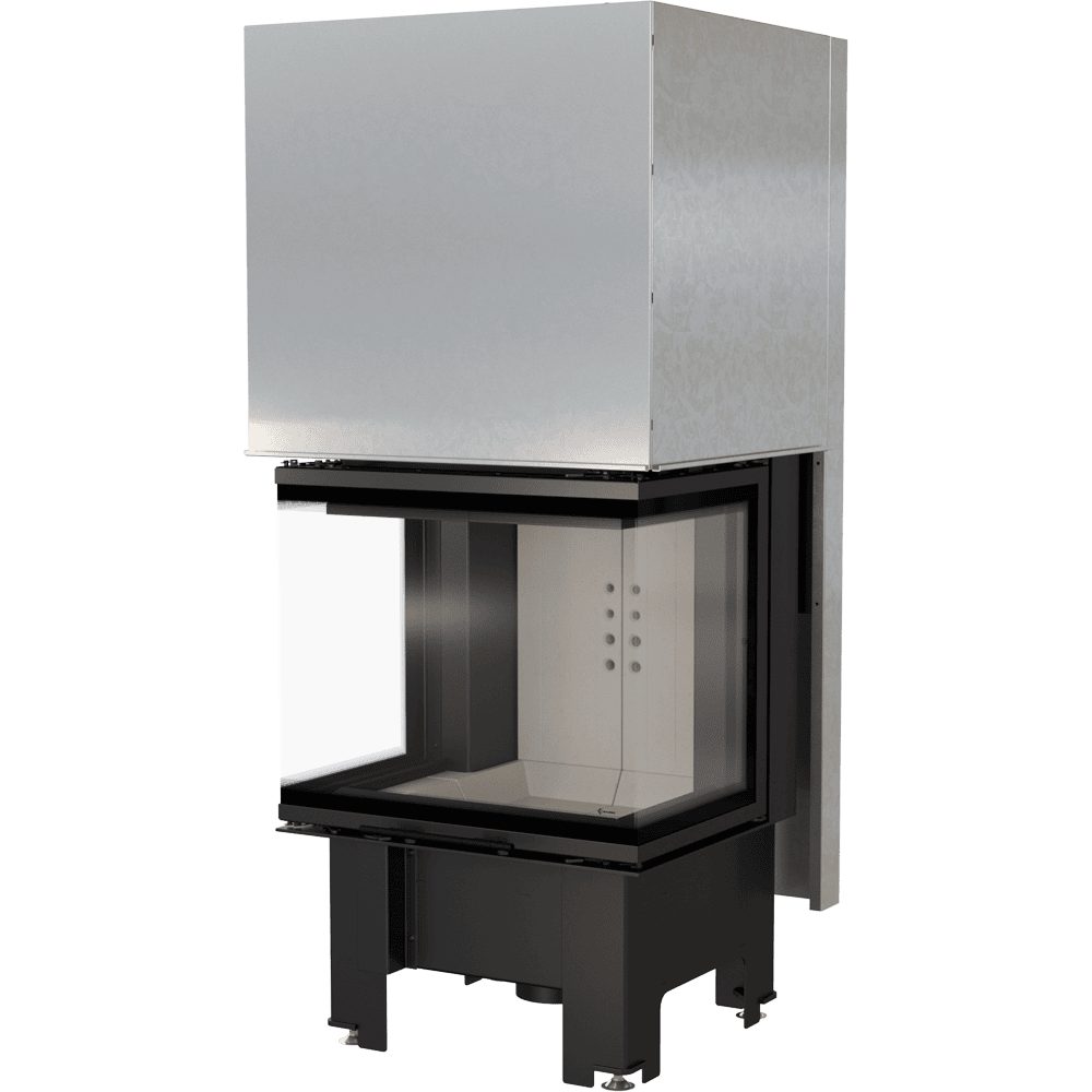 Kratki NBC 600/400 driezijdige inbouwhaard hout 9 kW, driezijdig glas – productfoto