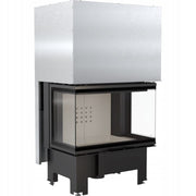 Kratki NBC 800/400 dreiseitiger Kamineinsatz für Holz, 10 kW, selbstschließende Hubtür – Produktfoto