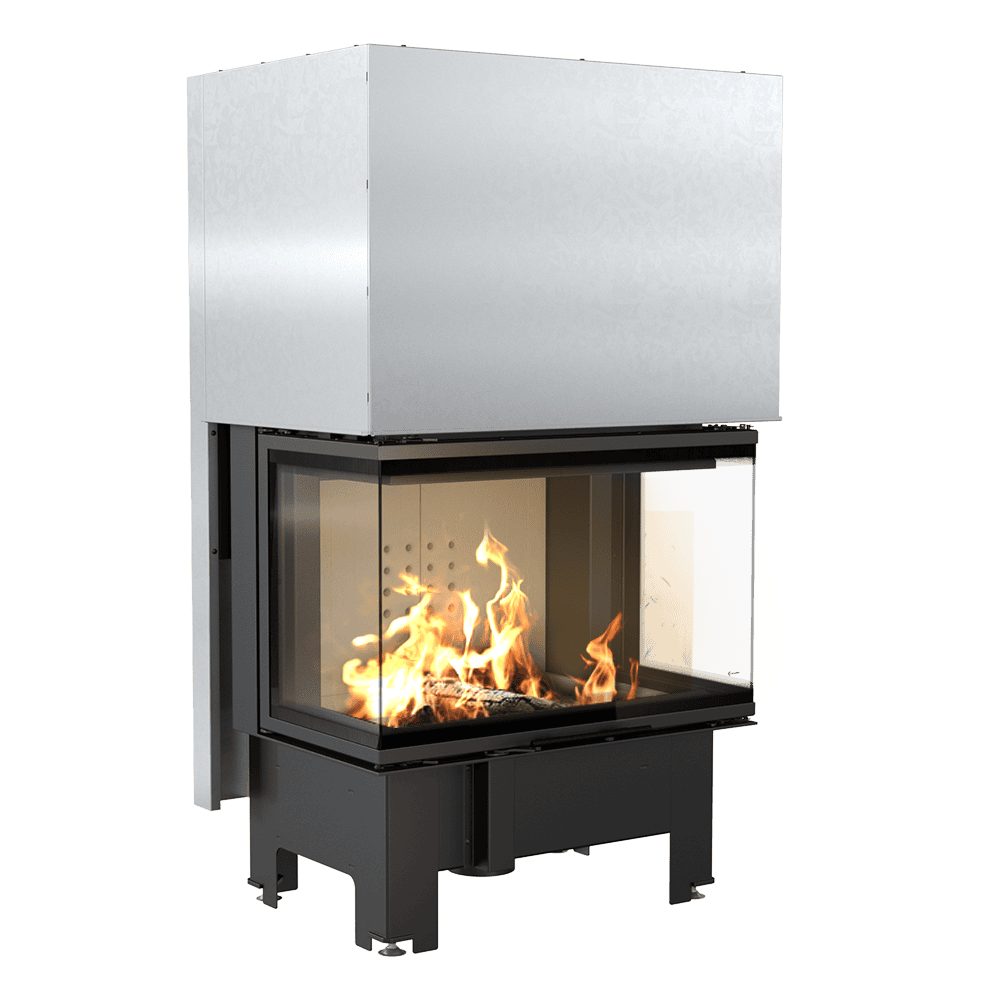 Kratki NBC 800/400 dreiseitiger Kamineinsatz für Holz, 10 kW, dreiseitige Verglasung – Produktfoto