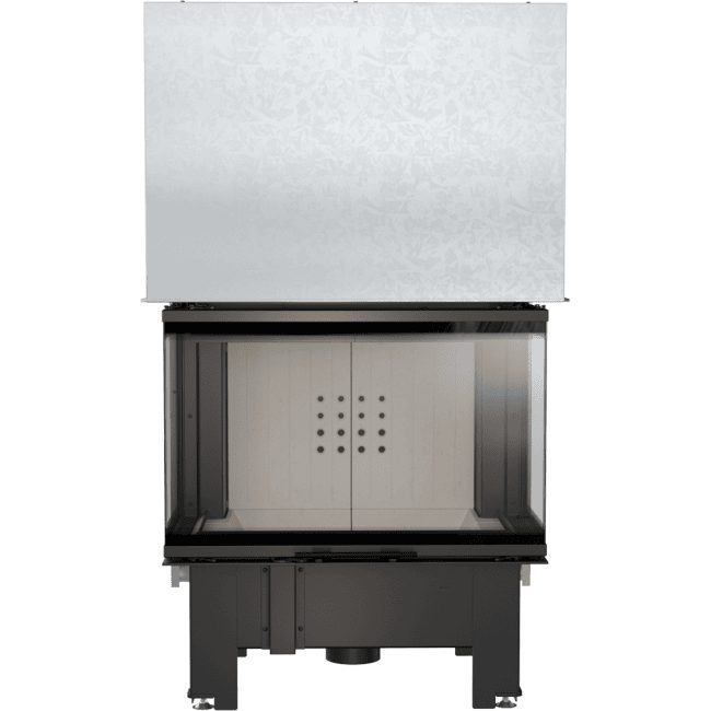 Kratki NBC 800/400 dreiseitiger Kamineinsatz für Holz, 10 kW, mit MSK-Steuerung – Produktfoto