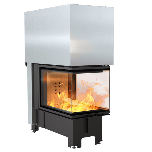 Kratki NBU 500/700 driezijdige inbouwhaard hout 11 kW, driezijdig glas – productfoto