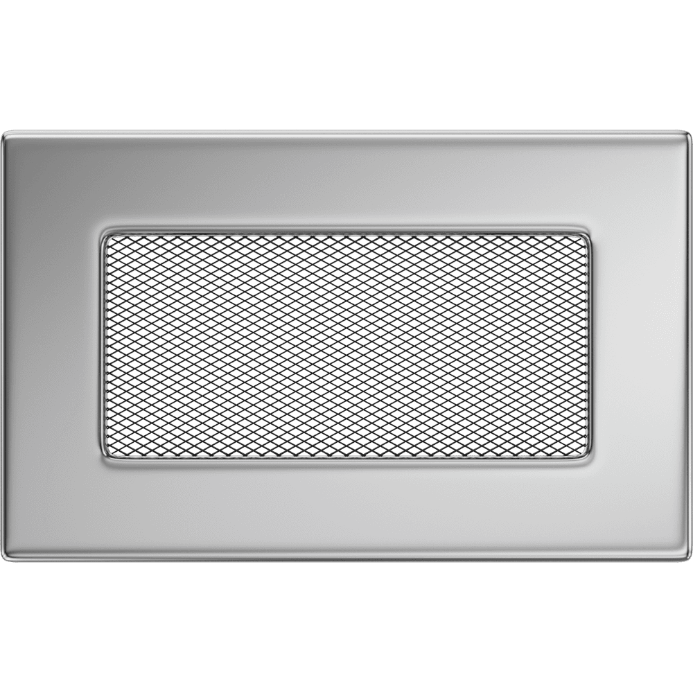 Kratki NICKEL ventilatierooster vernikkelde afwerking