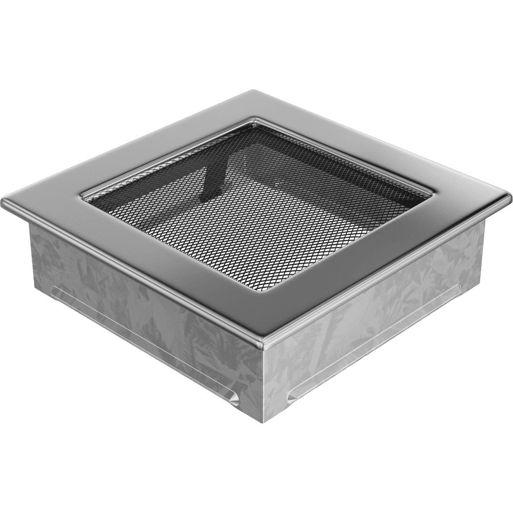 Kratki NICKEL ventilatierooster vernikkelde afwerking