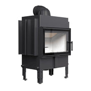 Kratki NORRA warmte-accumulerende inbouwhaard hout, recht model – productfoto