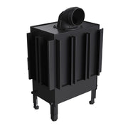 Kratki NORRA warmte-accumulerende inbouwhaard hout, recht model – productfoto