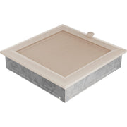 Kratki OSKAR ventilatierooster in crème, decoratief wandrooster voor warme lucht